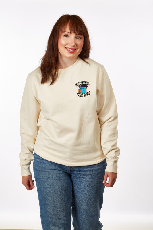 Give It Your Best Shot Sweater - Beige