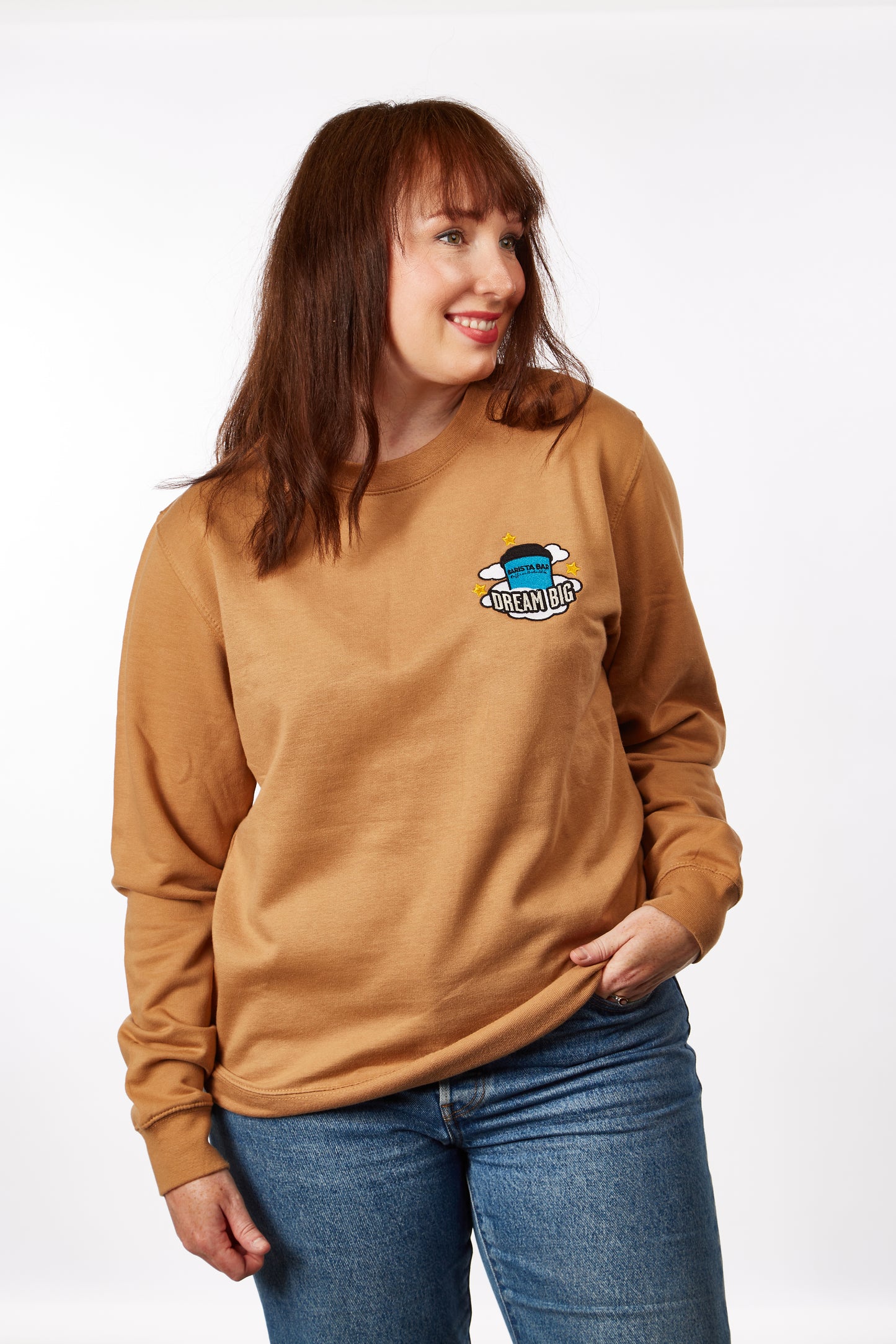 Dream Big Sweater - Caramel