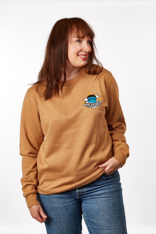 Dream Big Sweater - Caramel