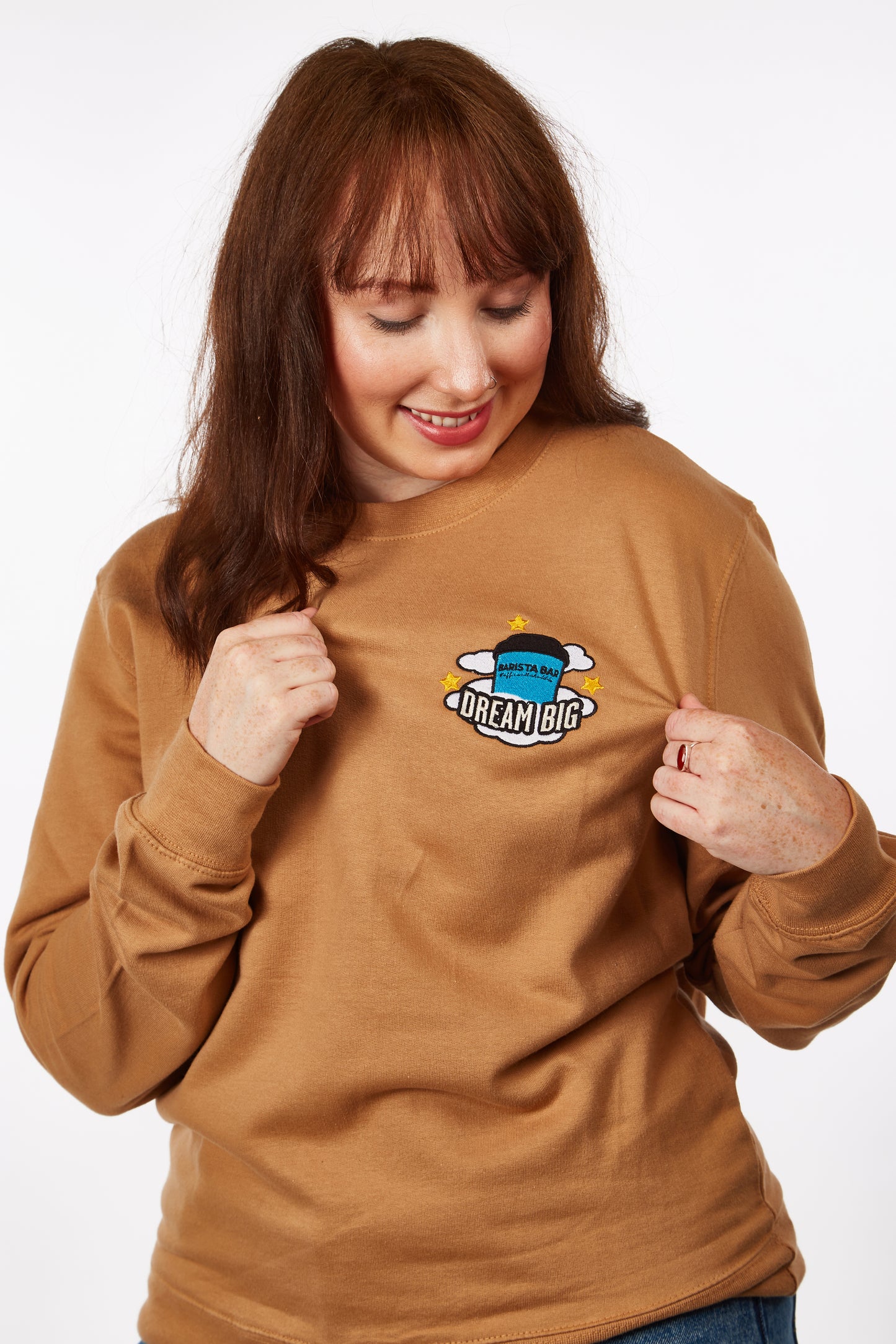 Dream Big Sweater - Caramel