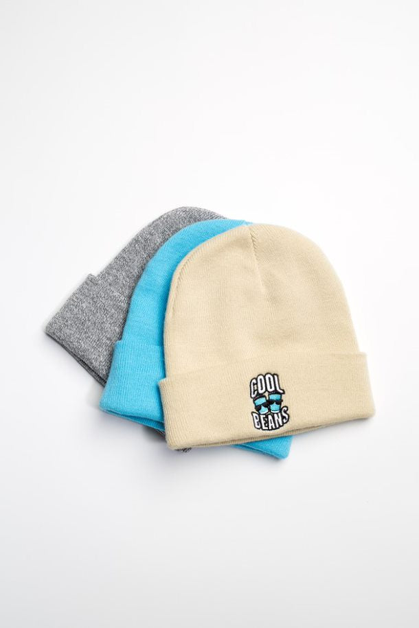 Cool Beans Beanie Hat - Barista Blue