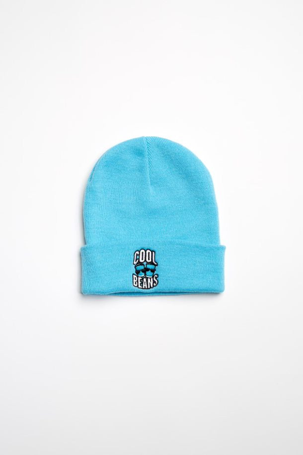 Cool Beans Beanie Hat - Barista Blue