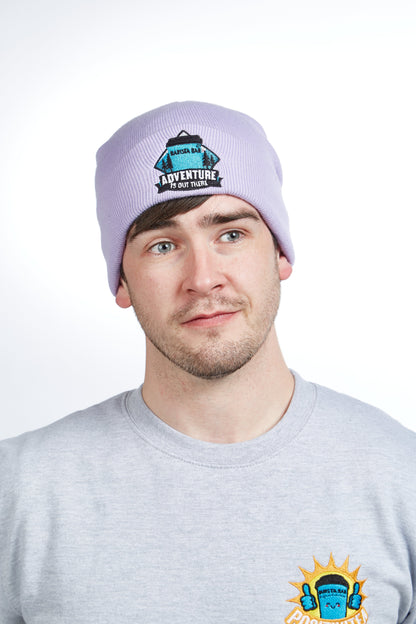 Adventure is Out There Beanie Hat - Lilac