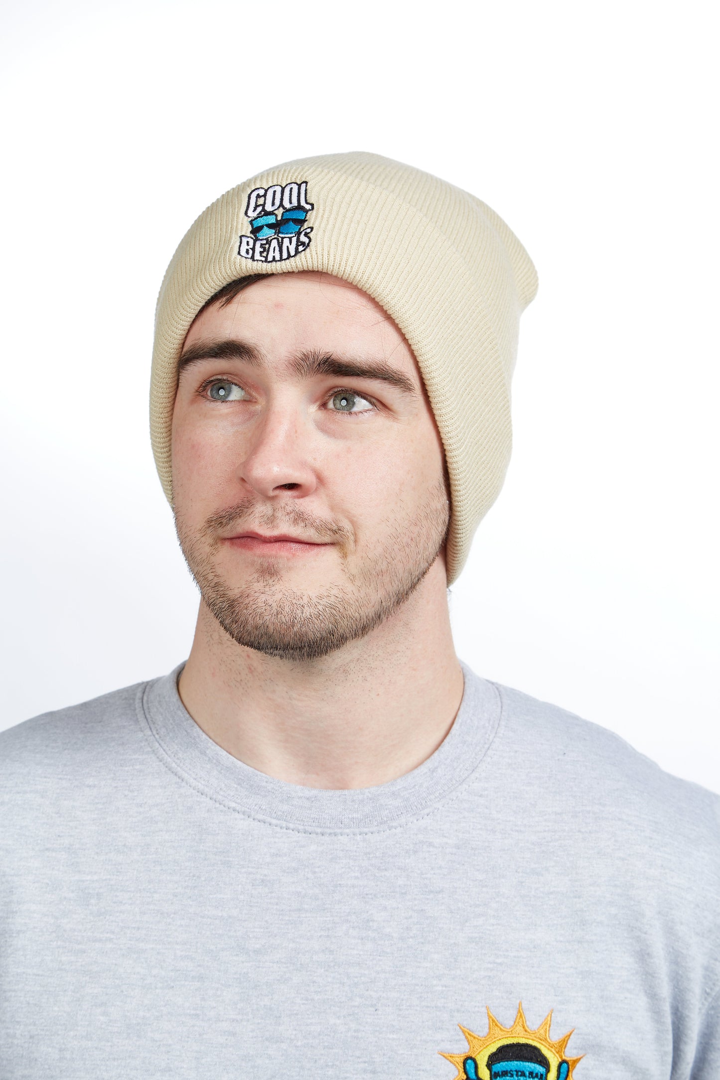 Cool Beans Beanie Hat - Sand