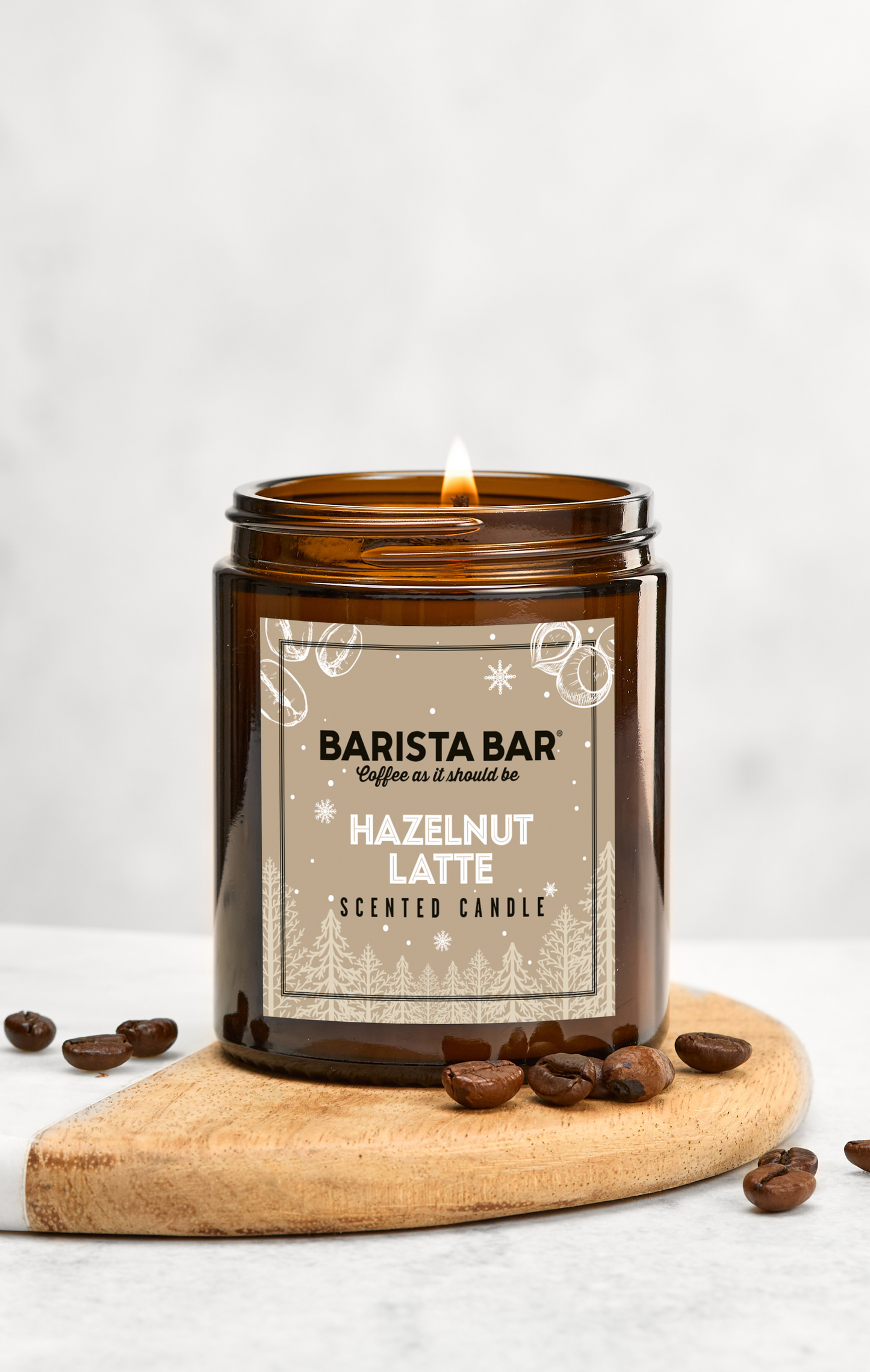 Barista Bar Hazelnut Latte Scented Candle
